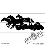 HOTDXF-0101-RUNNING HORSES