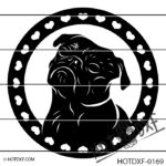 HOTDXF-0169 - LOVE PUGS HEART DESIGN PET DOG PUPPY PUG ANIMAL LOVER ROUND SIGN