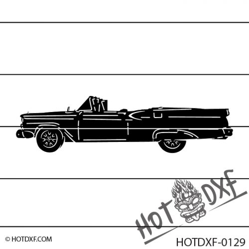 HOTDXF-0129 FORD FAIRLANE 500 1959 CLASSIC CAR CONVERTIBLE